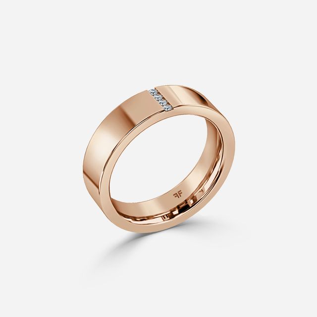 Alexander 5mm Rose Gold Wedding Ring