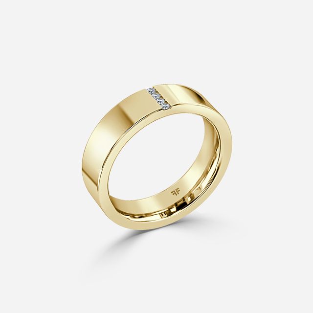 Alexander 5mm Yellow Gold Wedding Ring