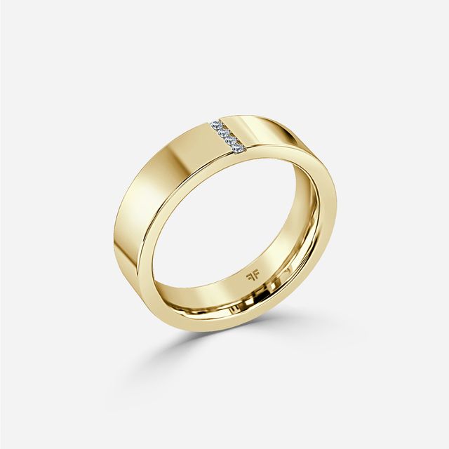 Alexander 6mm Yellow Gold Wedding Ring