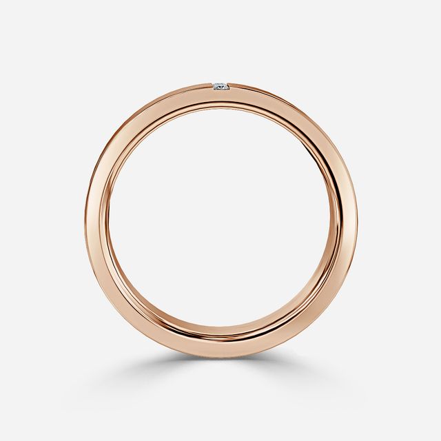 Alexander 6mm Rose Gold Wedding Ring