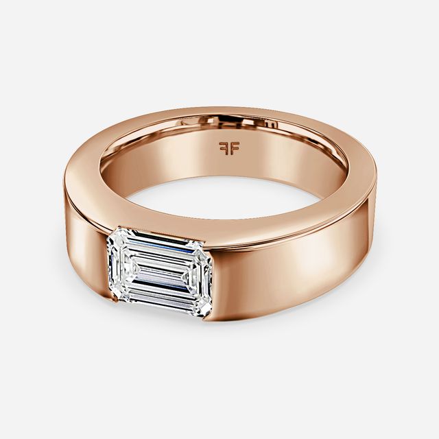 Roman 5mm Rose Gold Wedding Ring