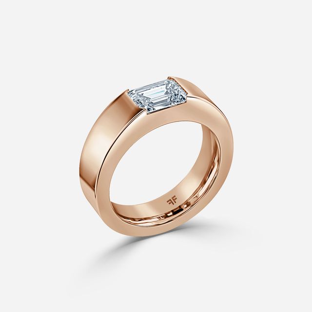 Roman 5mm Rose Gold Wedding Ring