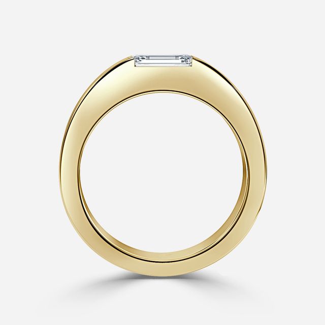 Roman 5mm Yellow Gold Wedding Ring