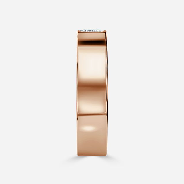 Roman 5mm Rose Gold Wedding Ring