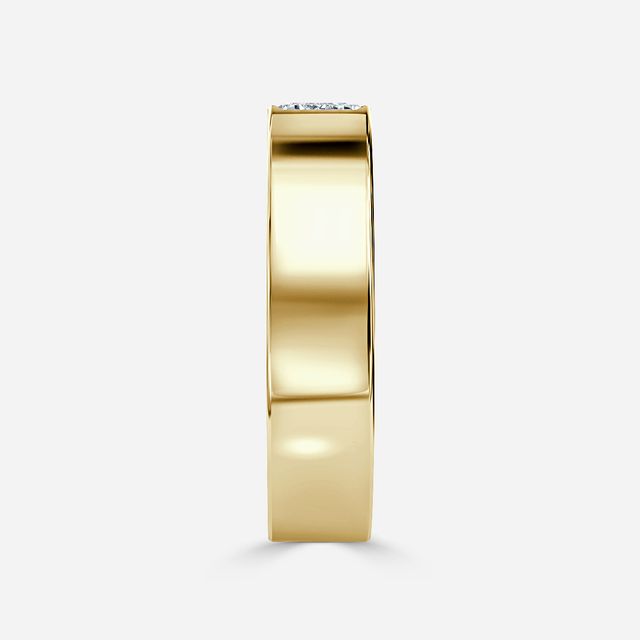Roman 5mm Yellow Gold Wedding Ring
