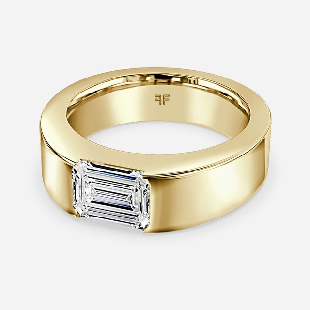 Roman 6mm Yellow Gold Wedding Ring