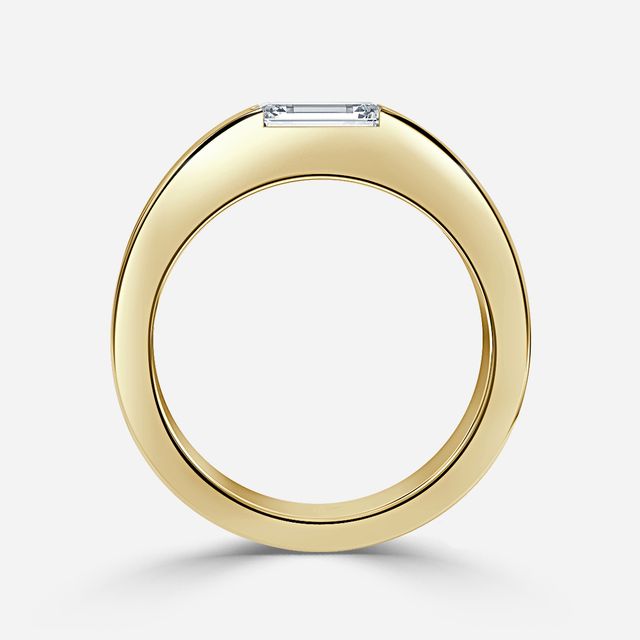 Roman 6mm Yellow Gold Wedding Ring