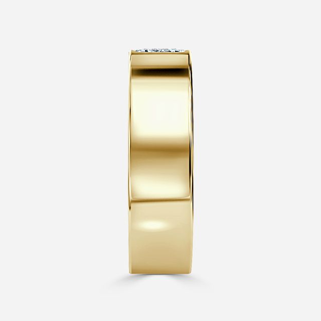 Roman 6mm Yellow Gold Wedding Ring