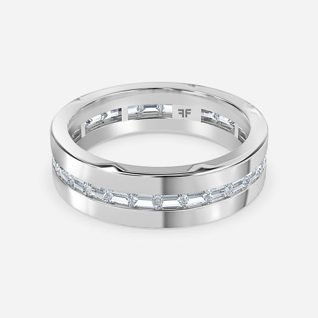 Milan 5mm White Gold Wedding Ring