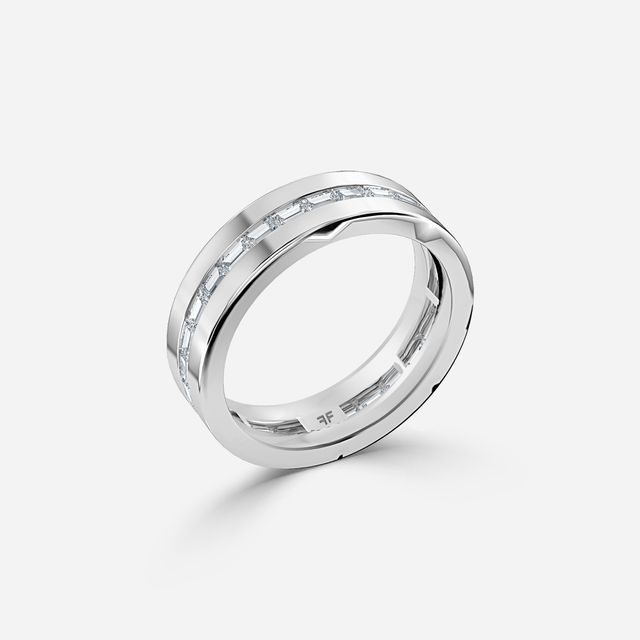 Milan 5mm White Gold Wedding Ring