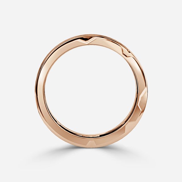 Milan 5mm Rose Gold Wedding Ring