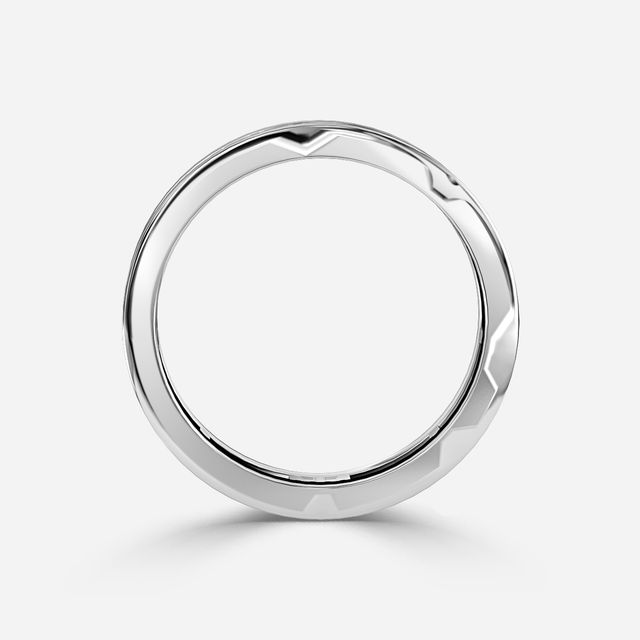 Milan 5mm White Gold Wedding Ring