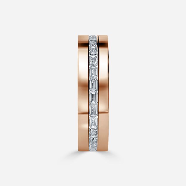 Milan 5mm Rose Gold Wedding Ring