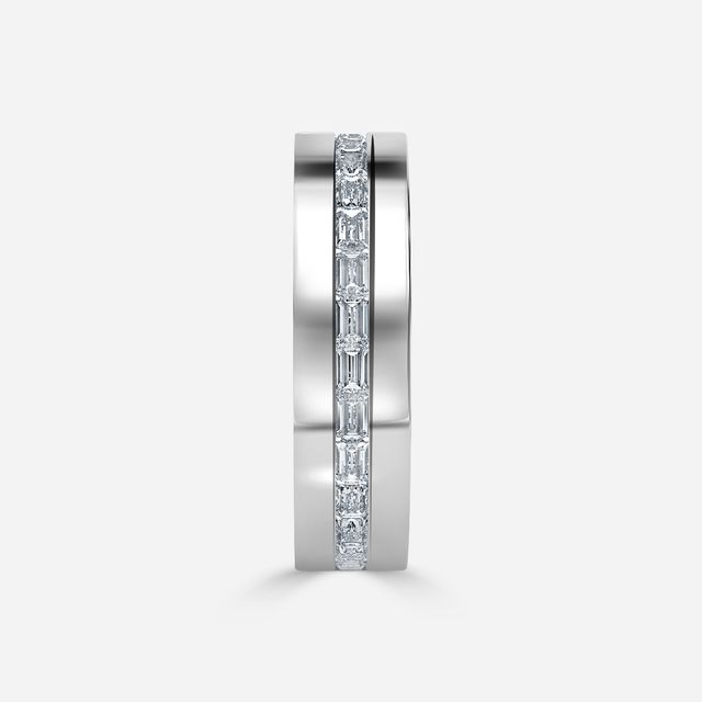 Milan 5mm White Gold Wedding Ring