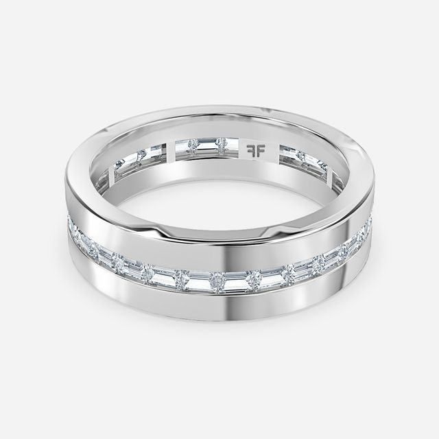 Milan 6mm White Gold Wedding Ring