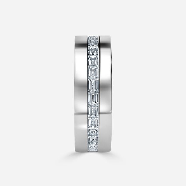 Milan 6mm White Gold Wedding Ring
