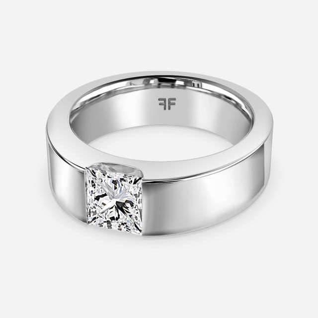 Lucas 6mm White Gold Wedding Ring