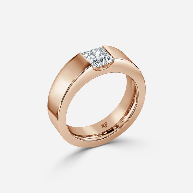 Lucas 6mm Rose Wedding Ring