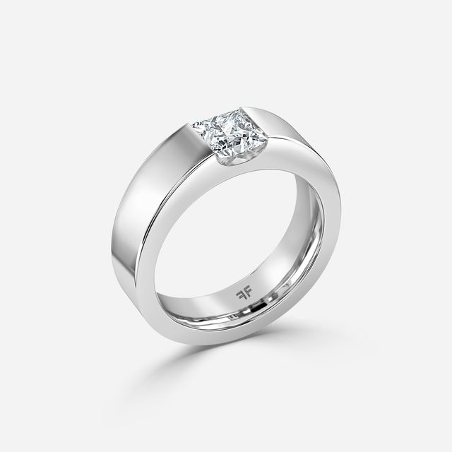 Lucas 6mm White Gold Wedding Ring