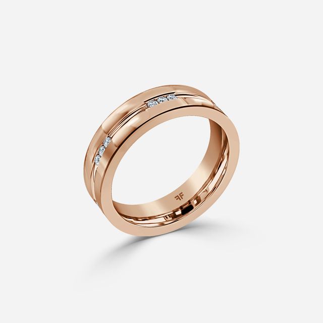 Orlando 5mm Rose Gold Wedding Ring