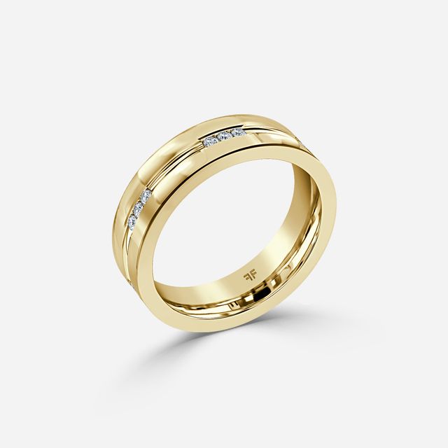 Orlando 6mm Yellow Gold Wedding Ring