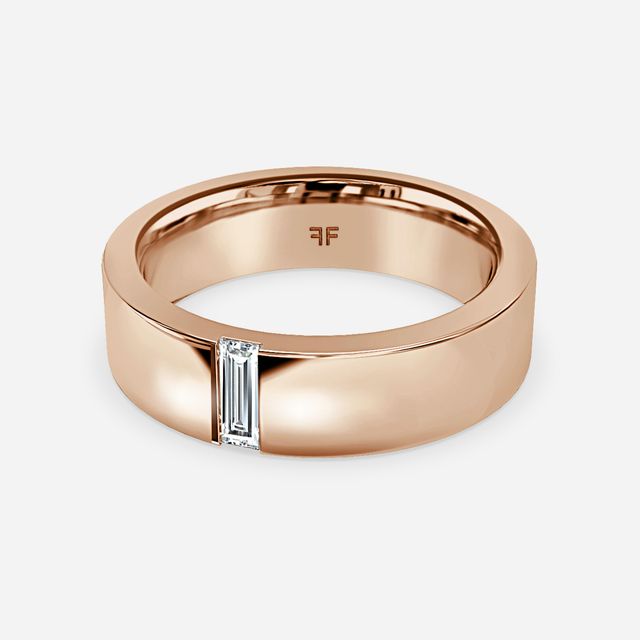 Henry 5mm Rose Gold Wedding Ring
