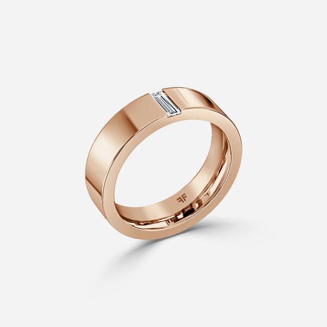 Henry 5mm Rose Gold Wedding Ring