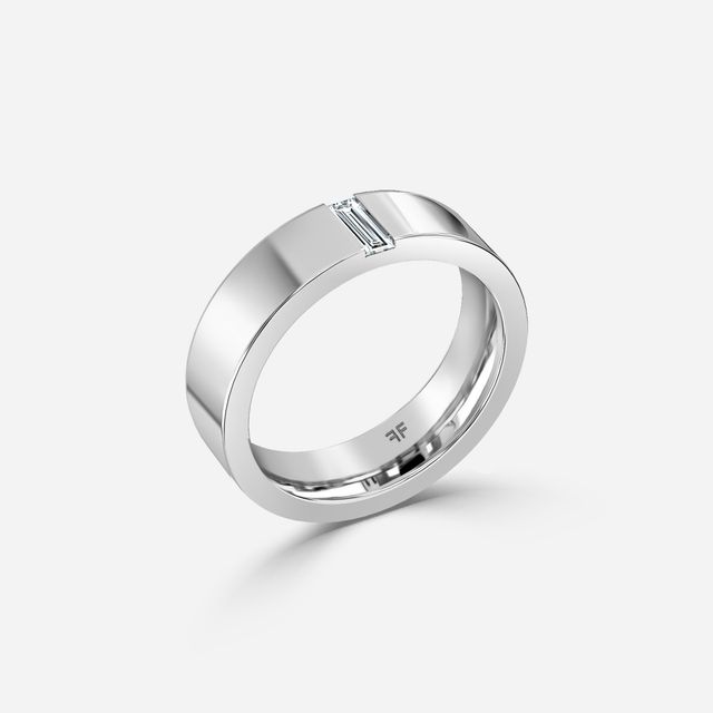 Henry 5mm White Gold Wedding Ring