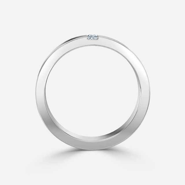 Henry 5mm White Gold Wedding Ring