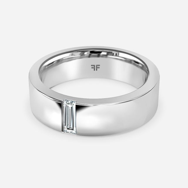 Henry 6mm White Gold Wedding Ring