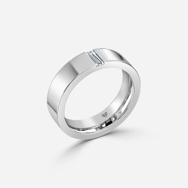 Henry 6mm White Gold Wedding Ring