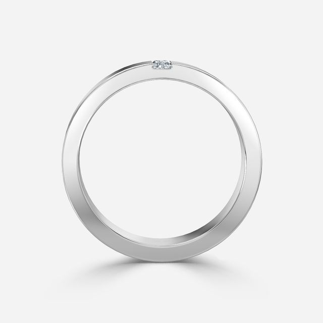 Henry 6mm White Gold Wedding Ring