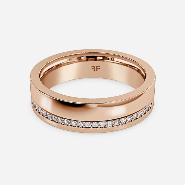 Adrian 5mm Rose Gold Wedding Ring