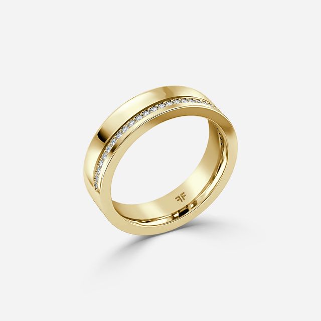 Adrian 5mm Yellow Gold Wedding Ring