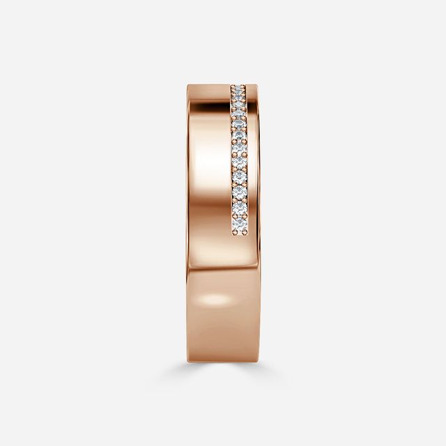 Adrian 5mm Rose Gold Wedding Ring