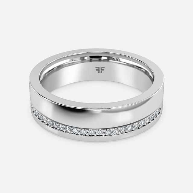 Adrian 6mm White Gold Wedding Ring