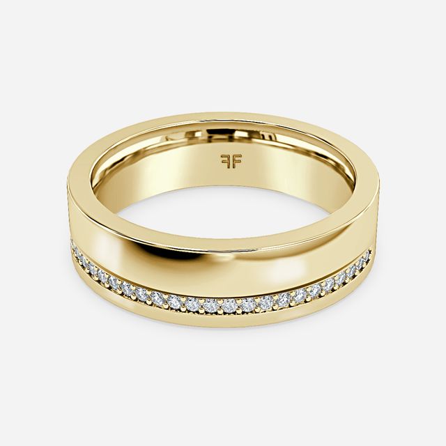 Adrian 6mm Yellow Gold Wedding Ring