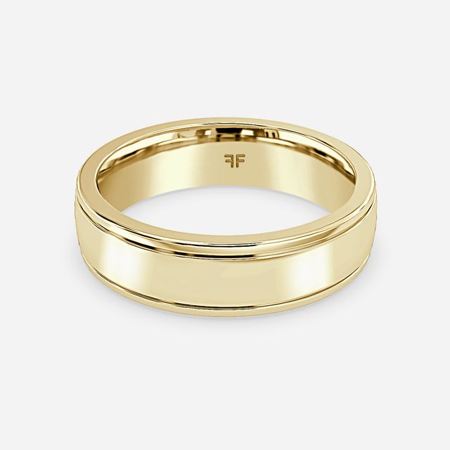 Carlo 5mm Yellow gold Wedding Ring