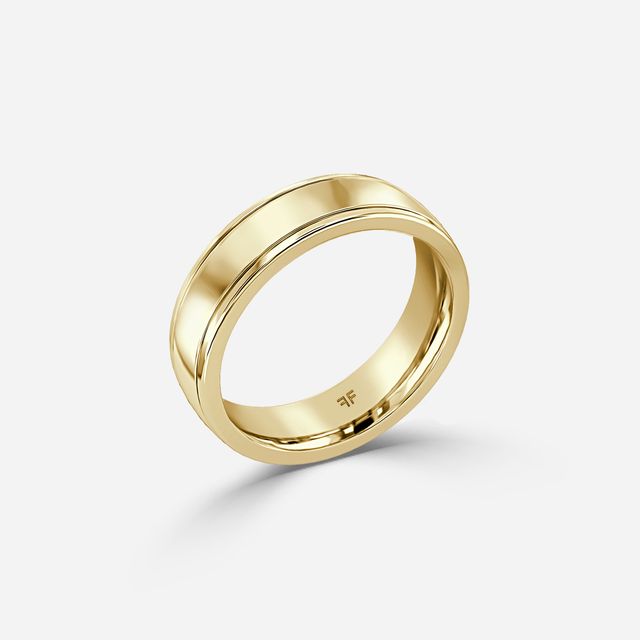 Carlo 5mm Yellow gold Wedding Ring