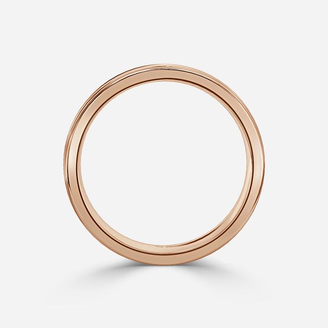 Carlo 5mm Rose Gold Wedding Ring
