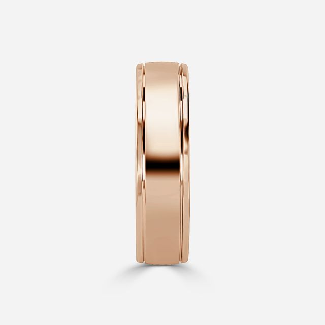 Carlo 5mm Rose Gold Wedding Ring