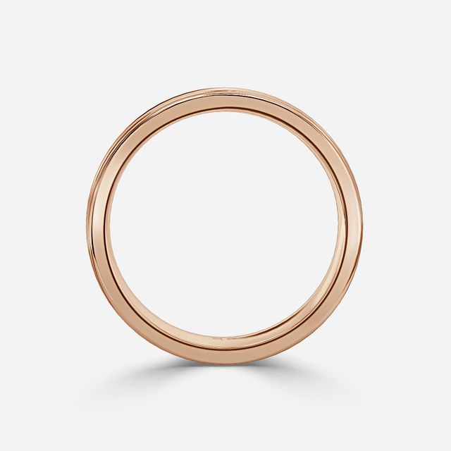 Carlo 6mm Rose Gold Wedding Ring
