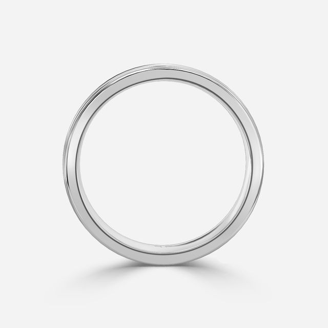Carlo 6mm White Gold Wedding Ring