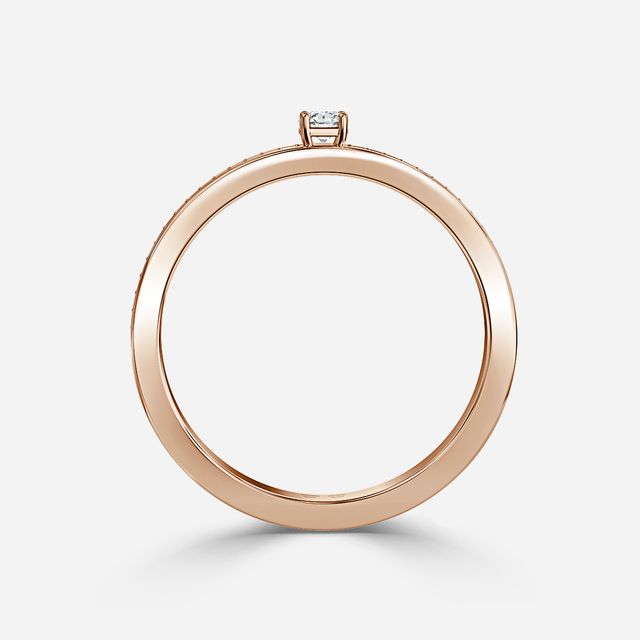 Lorelie Rose Gold Diamond Wedding Band
