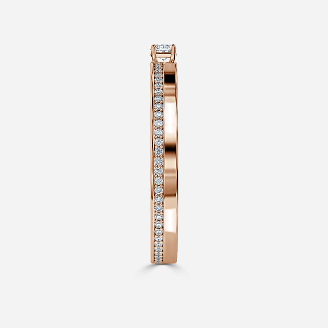Lorelie Rose Gold Diamond Wedding Band