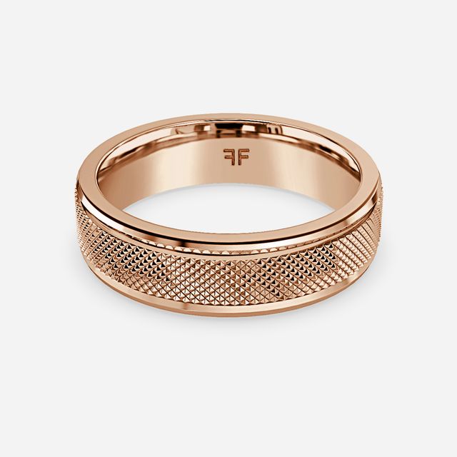 Matteo 5mm Rose Gold Wedding Ring