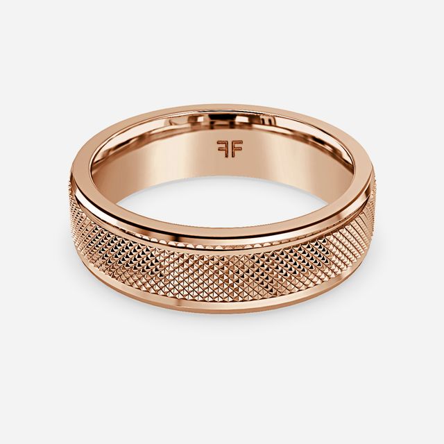 Matteo 6mm Rose Gold Wedding Ring