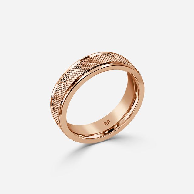 Matteo 6mm Rose Gold Wedding Ring