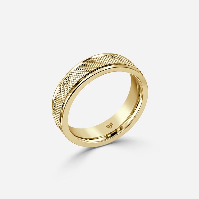 Matteo 6mm Yellow Gold Wedding Ring