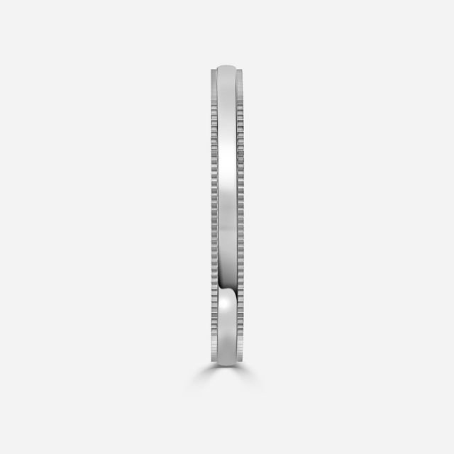 Plain Wedding Ring In Plantinum